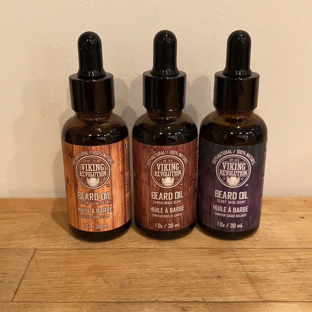 brand new unopened Viking Revolution beard oil